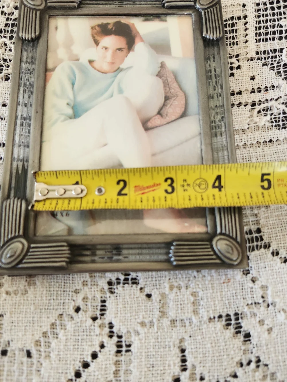 Vintage Silver Picture Frame - Silver Finish